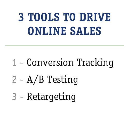 Drive online sales with these 3 marketing tools