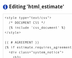 Cost estimating software